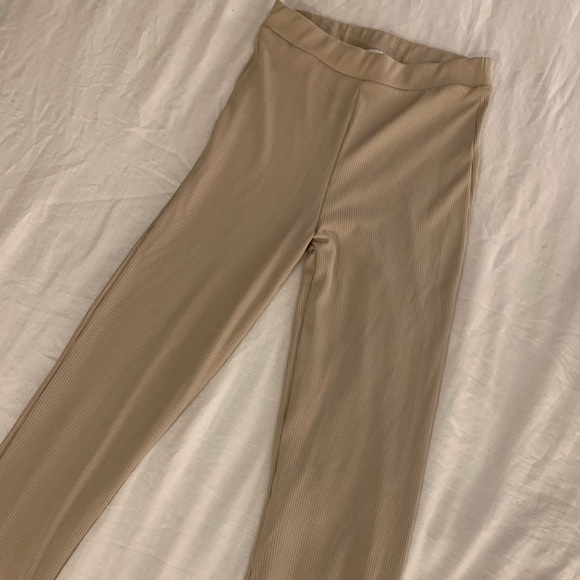 Zara Knit Ribbed Pants - Picture 2 of 4